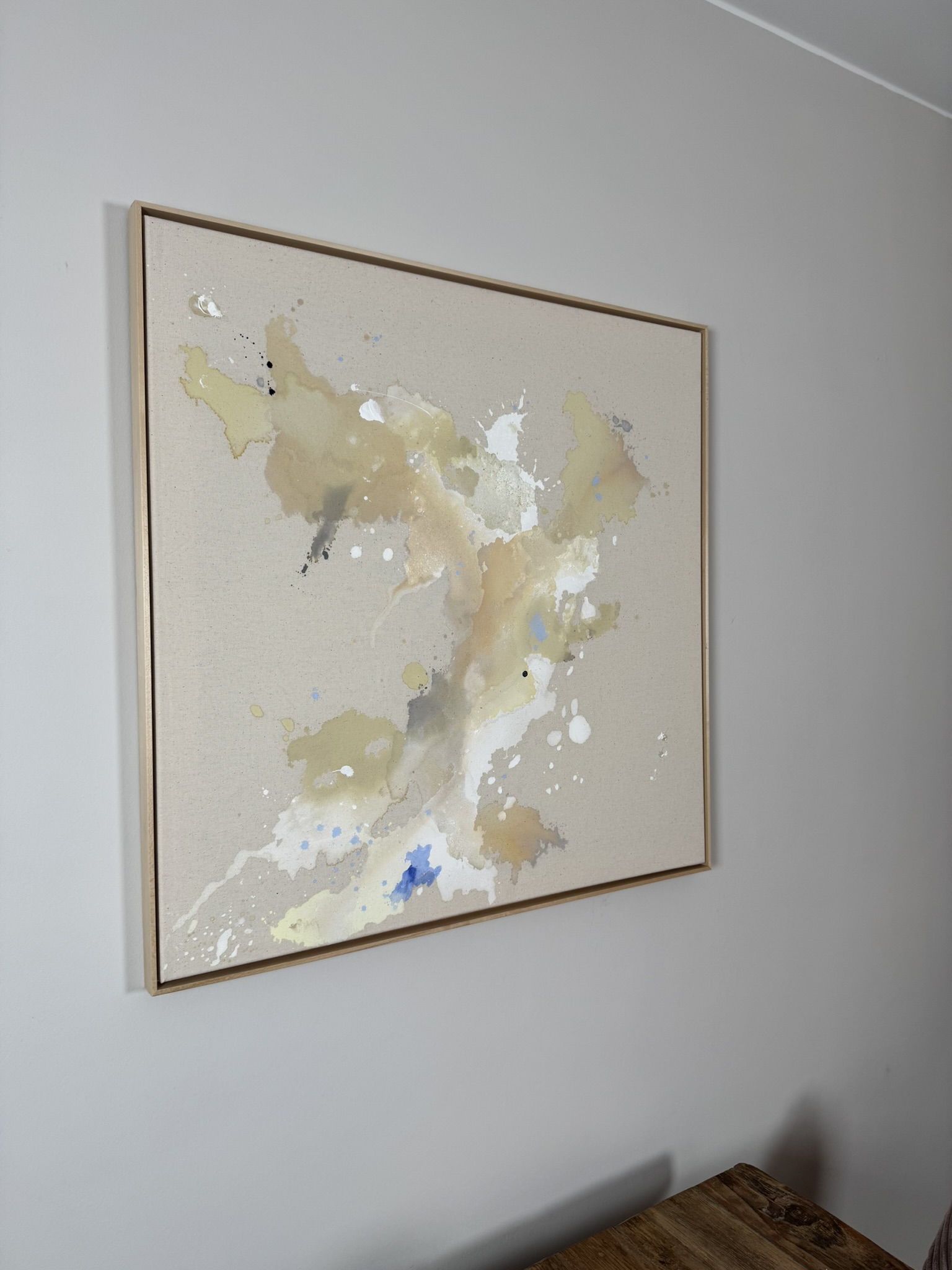 Winterliebe II, 2026, Acryl auf roher Baumwollleinwand
